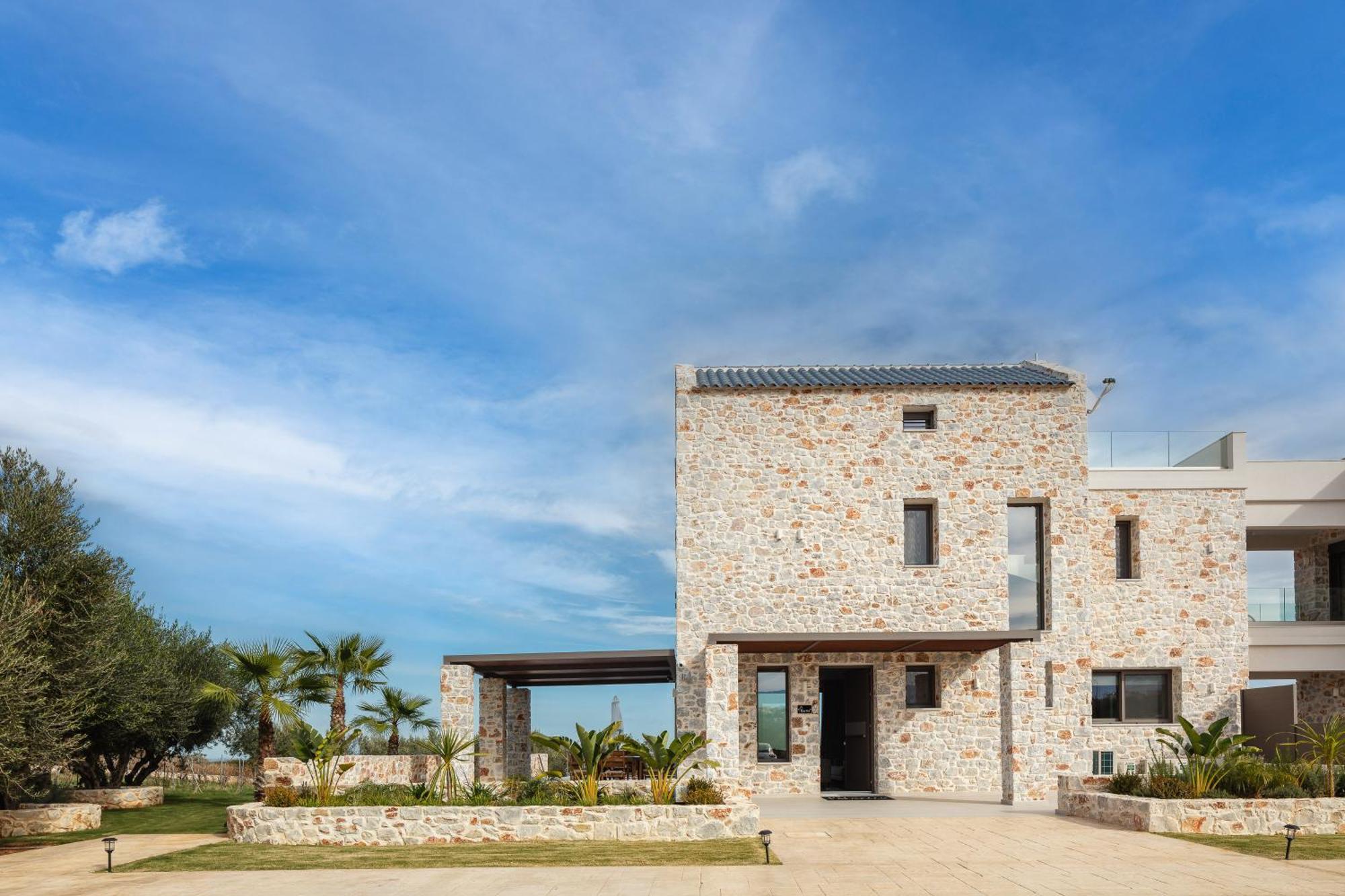 Oinolithos Luxury Villas Kalamaki Buitenkant foto