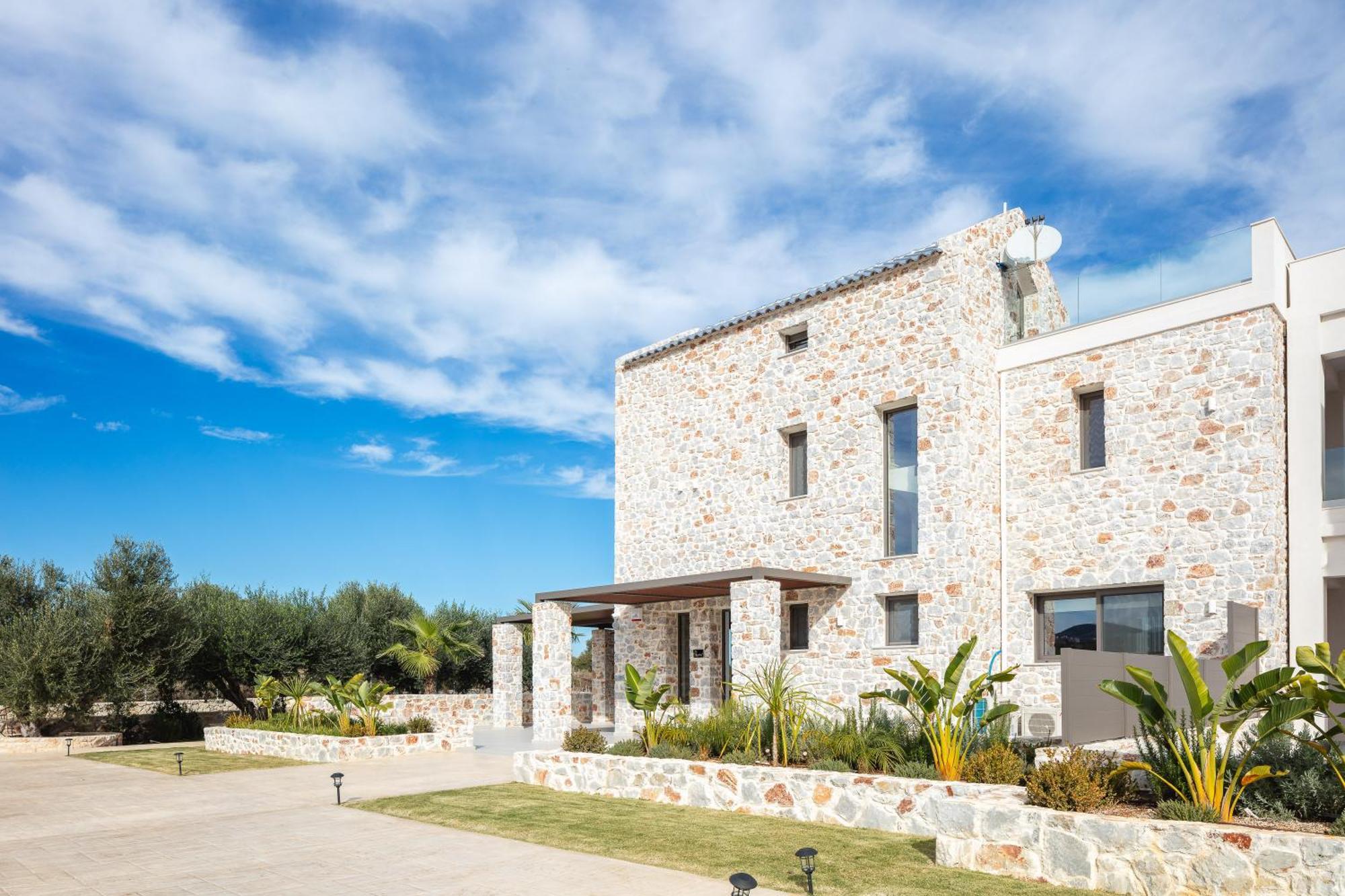 Oinolithos Luxury Villas Kalamaki Buitenkant foto