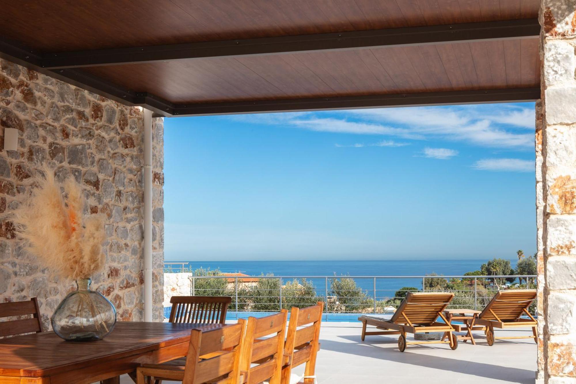 Oinolithos Luxury Villas Kalamaki Buitenkant foto