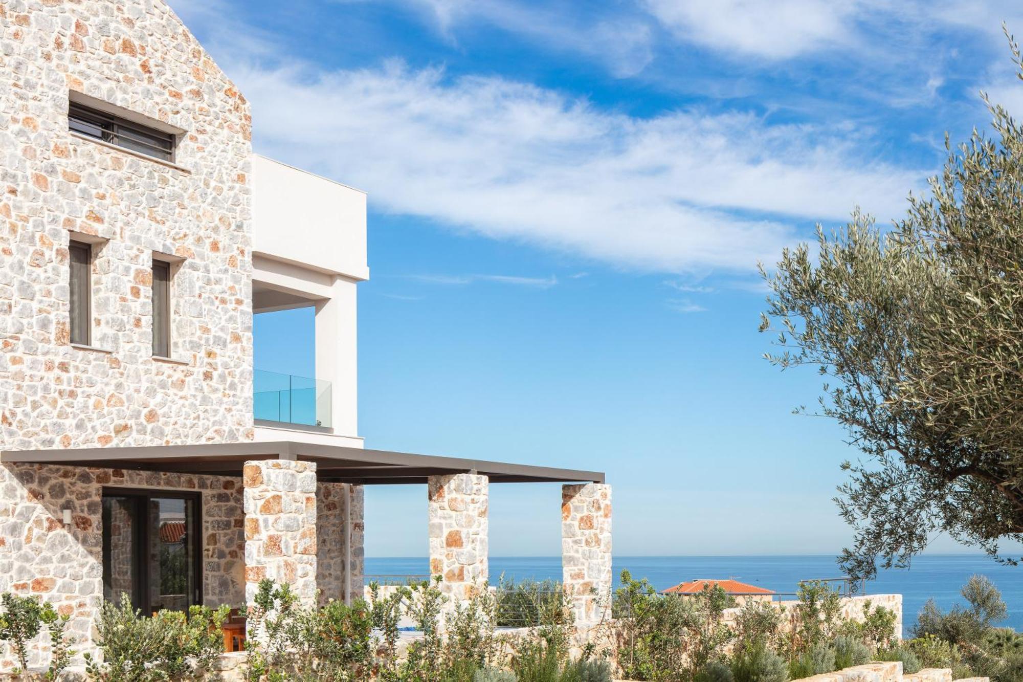 Oinolithos Luxury Villas Kalamaki Buitenkant foto