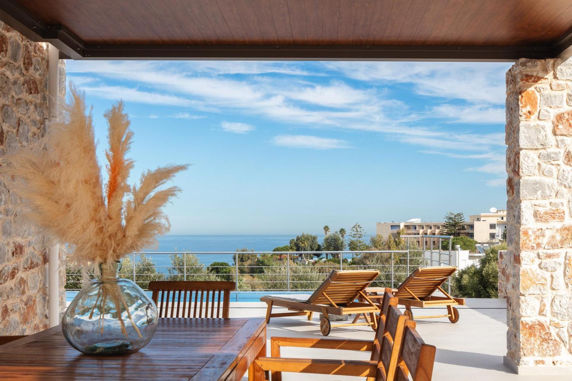 Oinolithos Luxury Villas Kalamaki Buitenkant foto