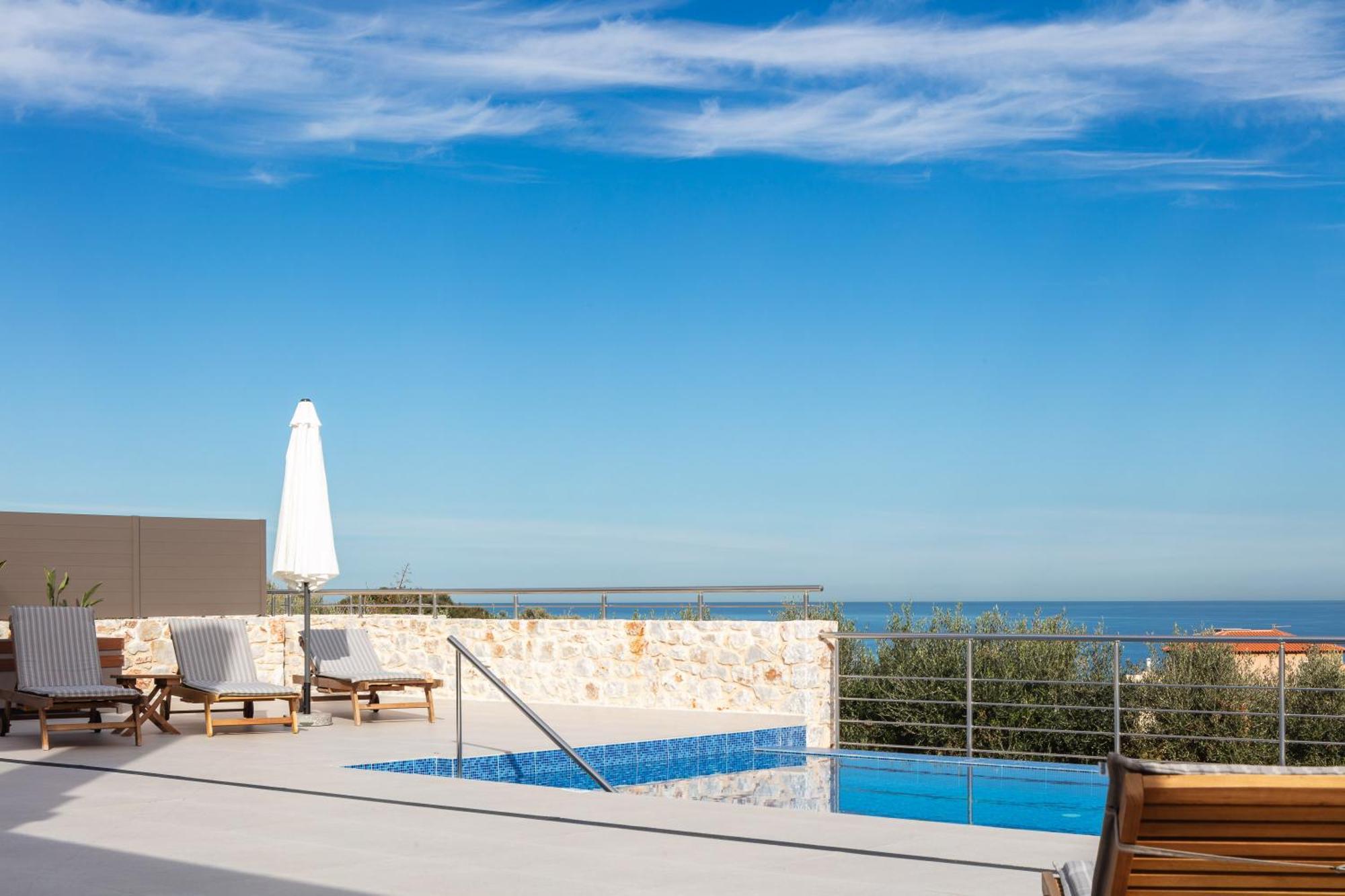 Oinolithos Luxury Villas Kalamaki Buitenkant foto