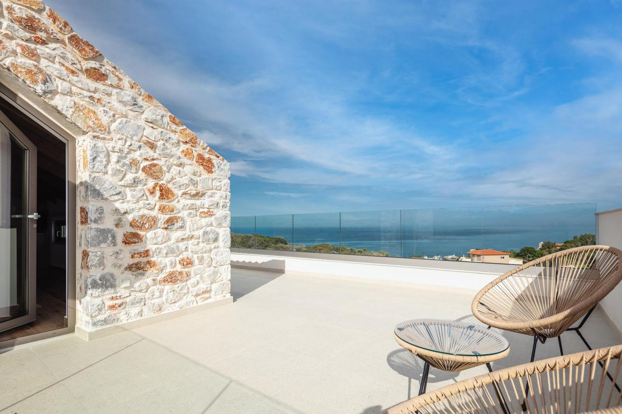 Oinolithos Luxury Villas Kalamaki Buitenkant foto